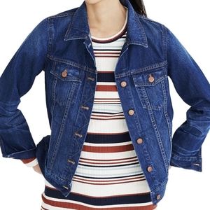 Madewell Classic Dark Wash Denim Jacket